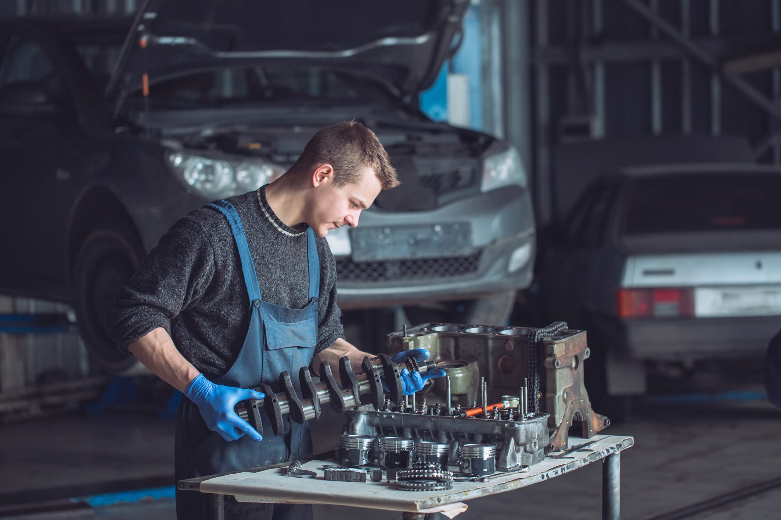 master collects rebuilt motor car scaled